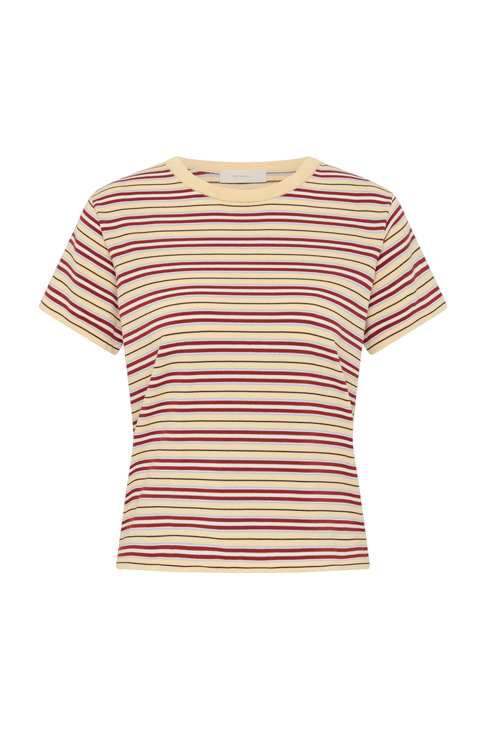 Faithfull the Brand Estela T-Shirt Cila Stripe Butter