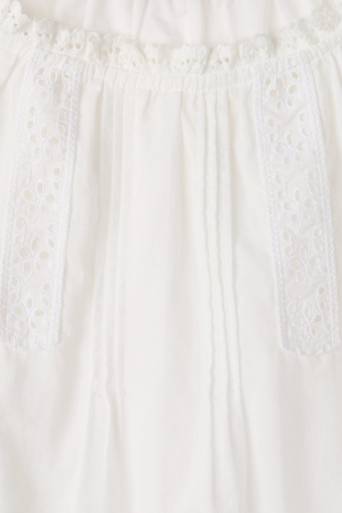 Faithfull the Brand Gabi Top Fernanda Lace Antique White