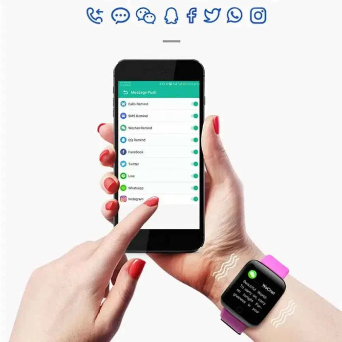 Fitness Smart Watch with Innovative Features & Stylish Design - Stay Connected & Track Workouts - Allen-Fitness