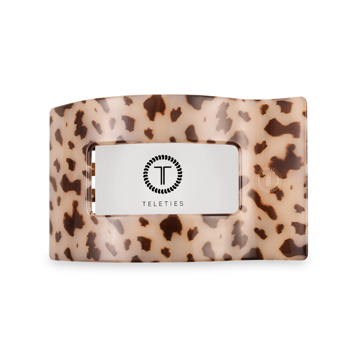 Flat Rectangle Hair Clip | Medium | Blonde Tortoise