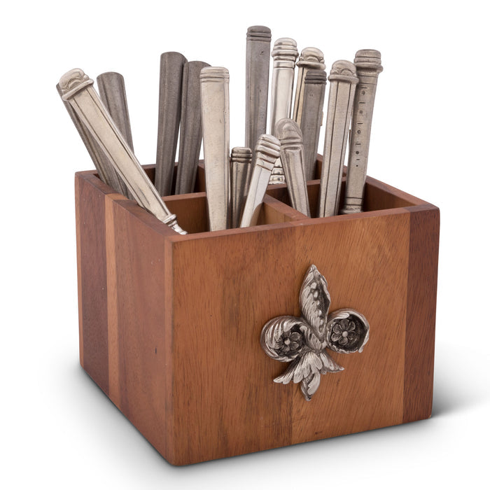 Vagabond House Fleur De Lis Flatware Caddy Product Image