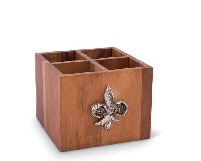 Fleur De Lis Flatware Caddy