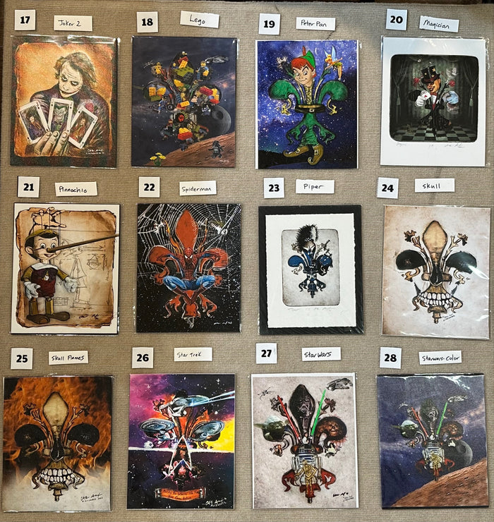 Fleur de Lis Whimsical Art Collection