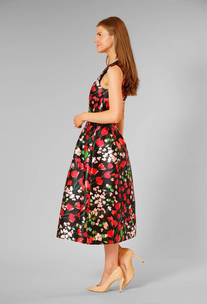 Floral midi dress