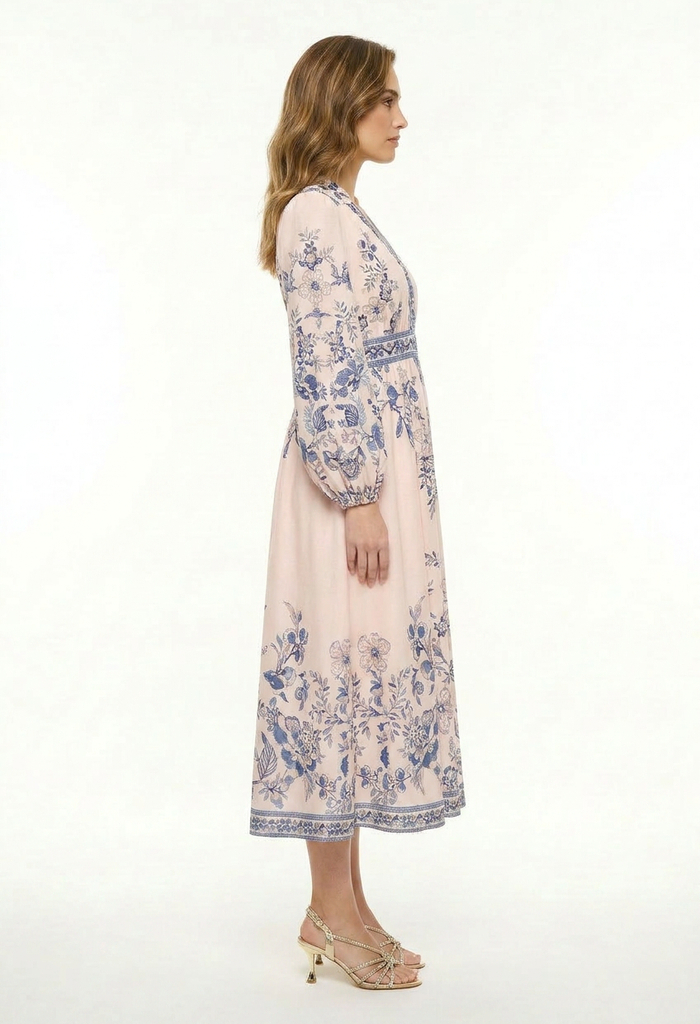 Floral Print Midi Dress