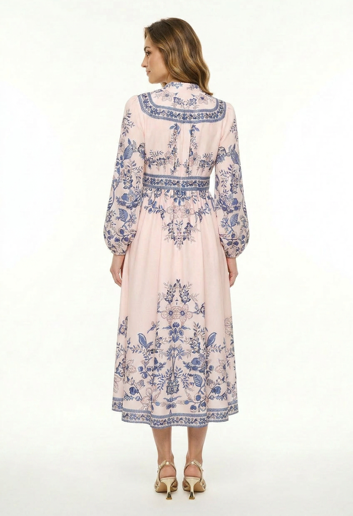 Floral Print Midi Dress