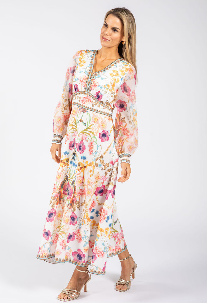 Floral Print Midi Dress
