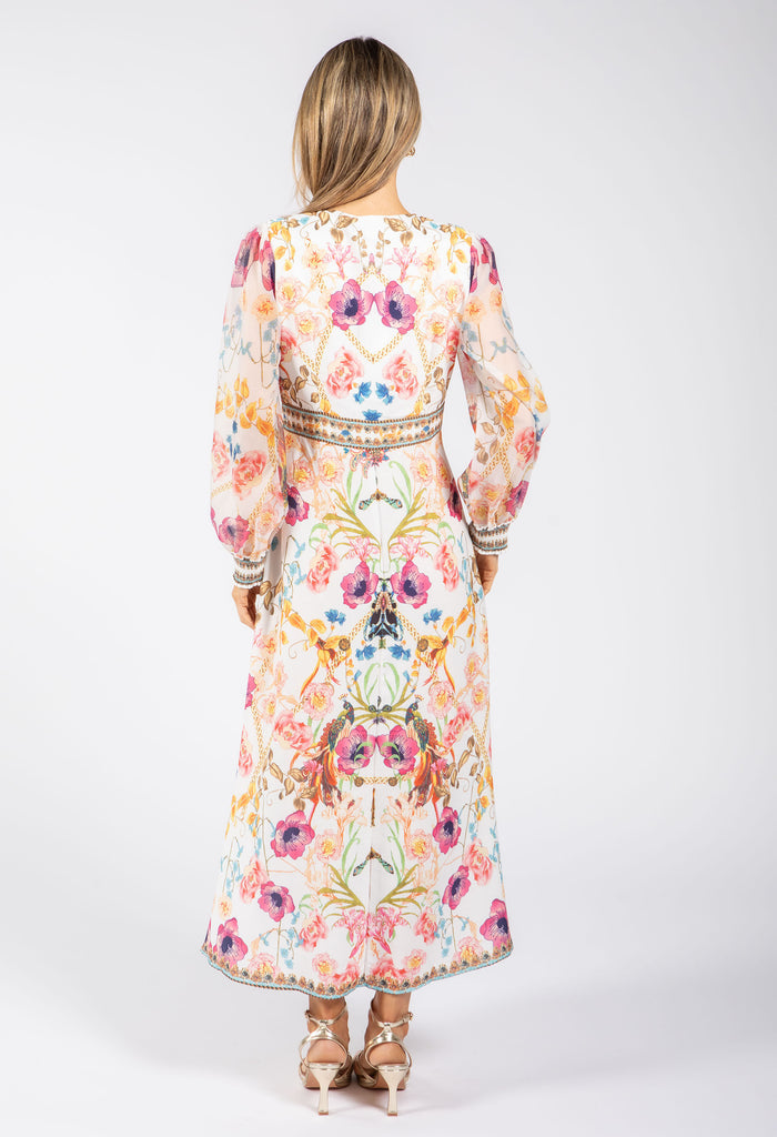 Floral Print Midi Dress