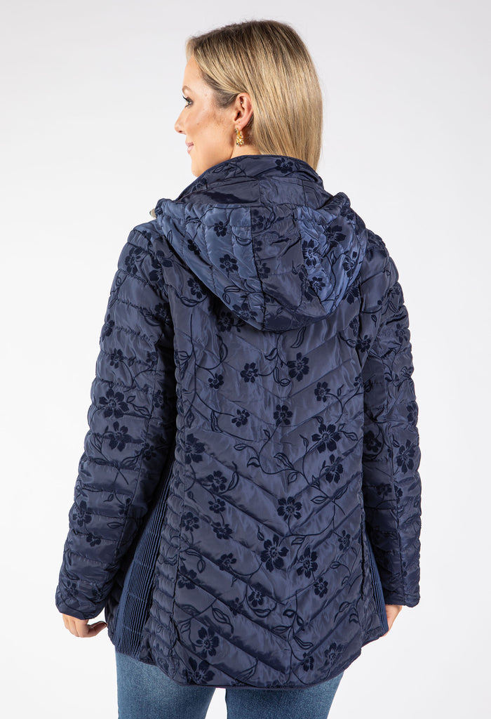 Floral Print Padded Jacket