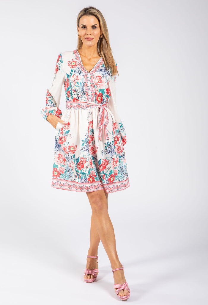 Floral Print Short Dress