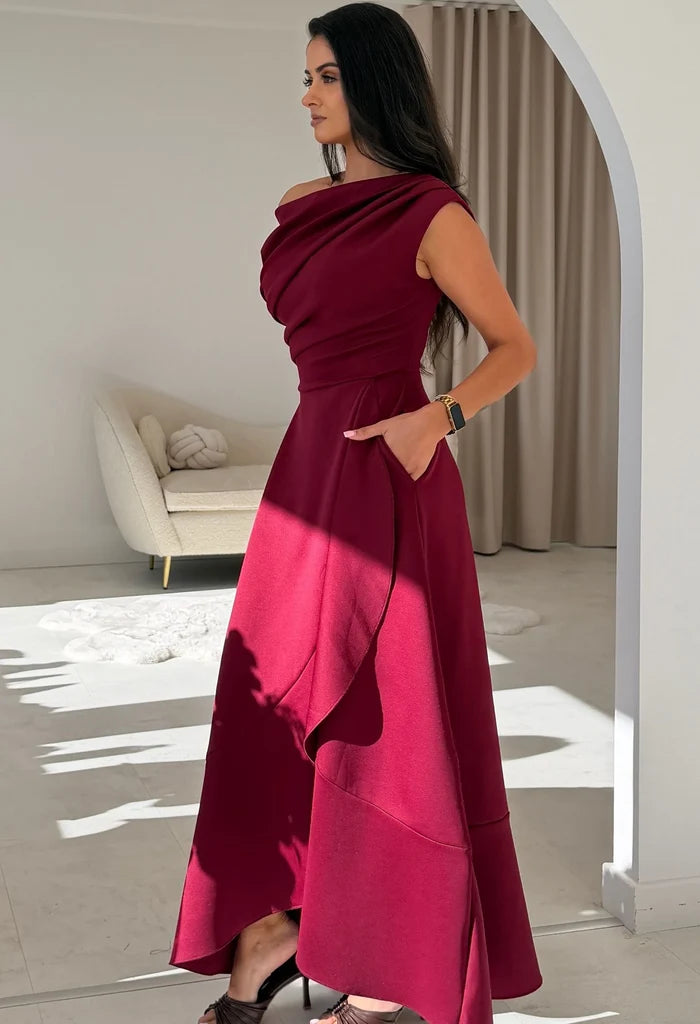 Florie Frill Wrap Maxi Dress