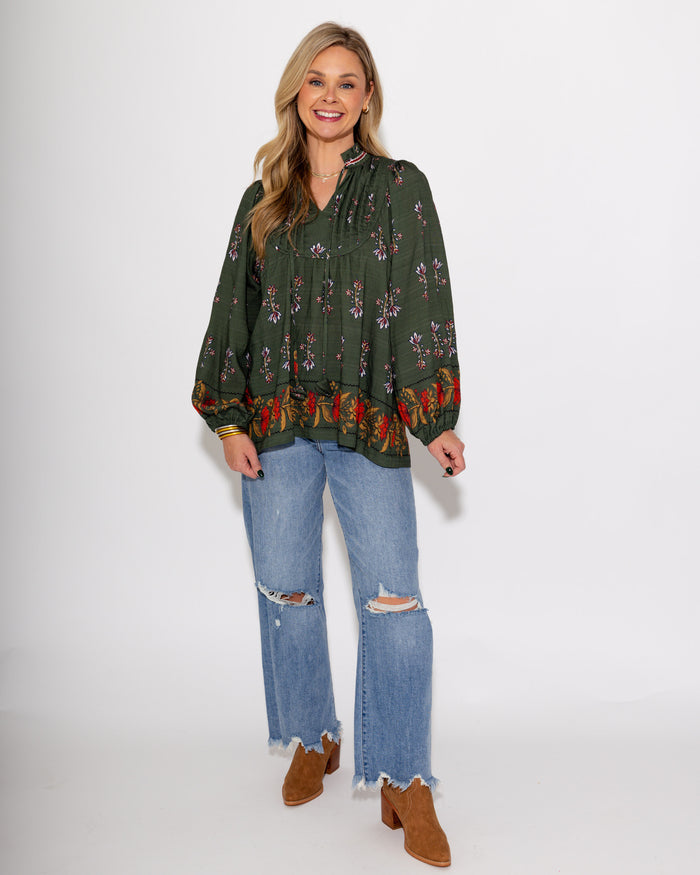 Flowy Florals Top
