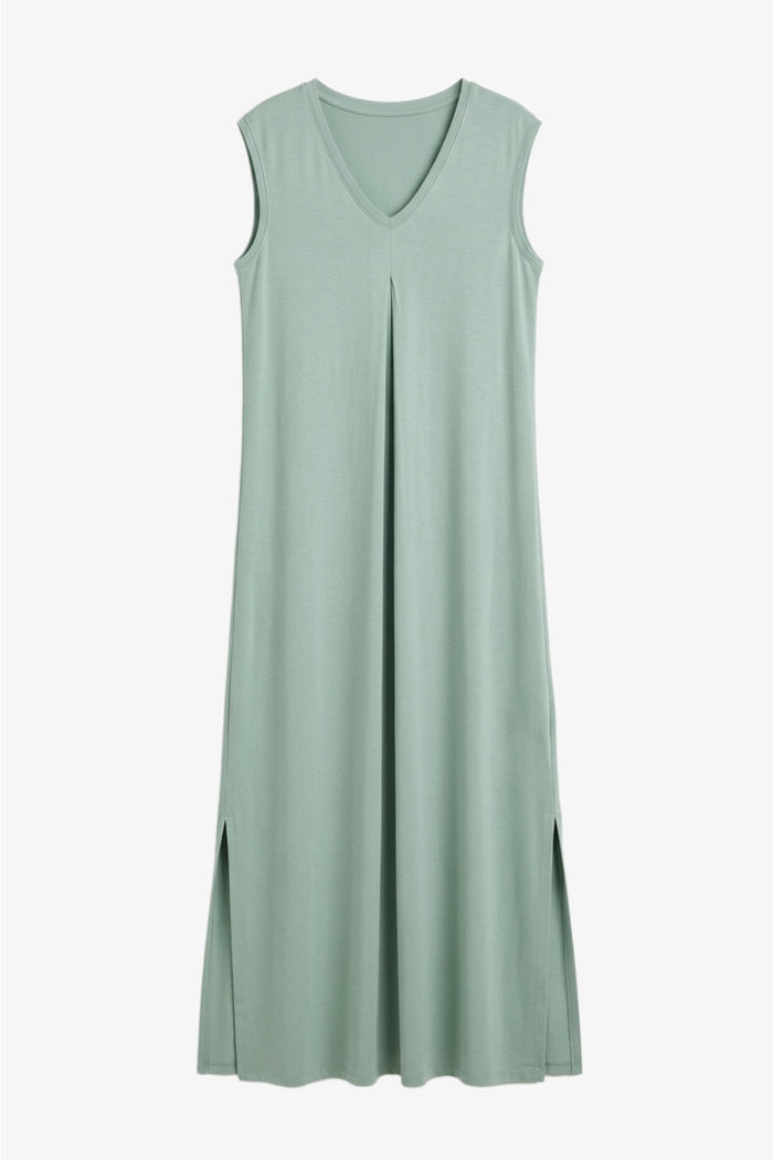 Flowy V-Neck Maxi Dress
