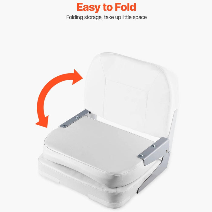 Folding Boat Seat Low Backrest