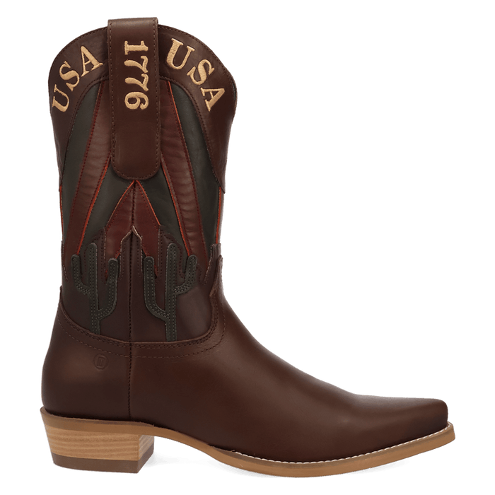 PRODUCT SHOT FREEDOM LEATHER BOOT AT 90 DEGREE INSIDE ANGLE