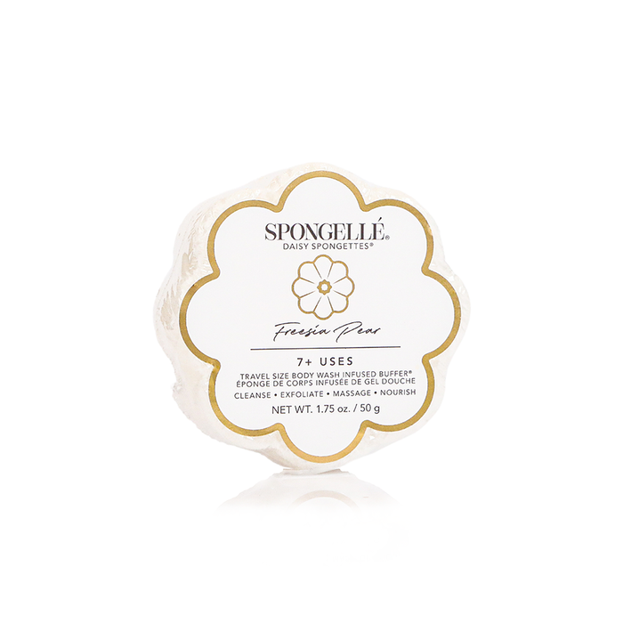 Freesia Pear Daisy Spongette | Soap Sponge | Soap Buffer