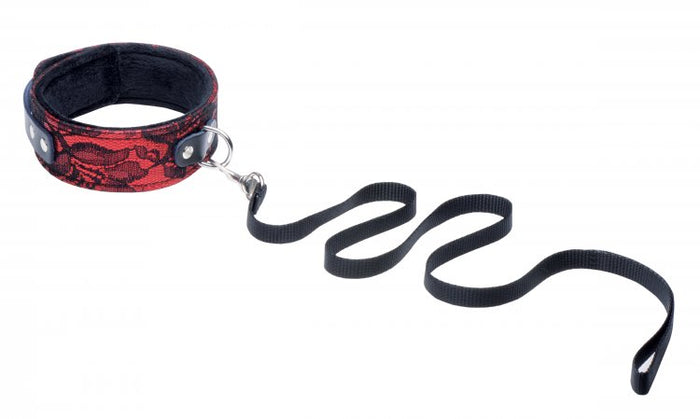 Frisky Lacy Red 5 Piece Bondage Set Image 3