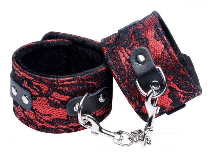Frisky Lacy Red 5 Piece Bondage Set Image 4