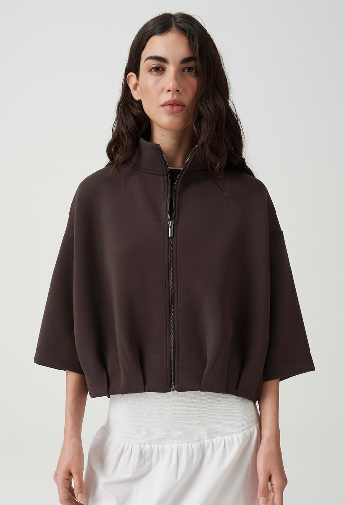 Galtos Sculptural Zip-Up Jacket