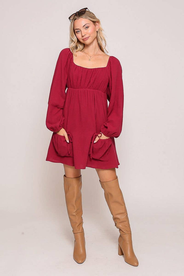 Game Day Babydoll Dress