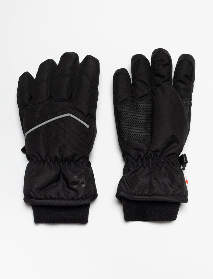 Gants de ski isolés avec détails réfléchissants