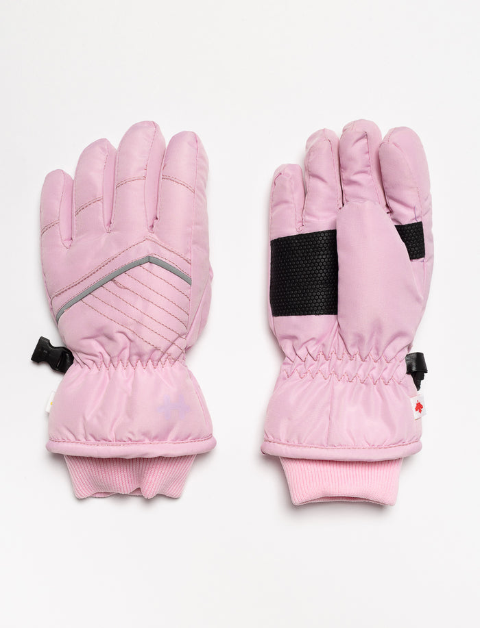 Gants de ski isolés avec détails réfléchissants