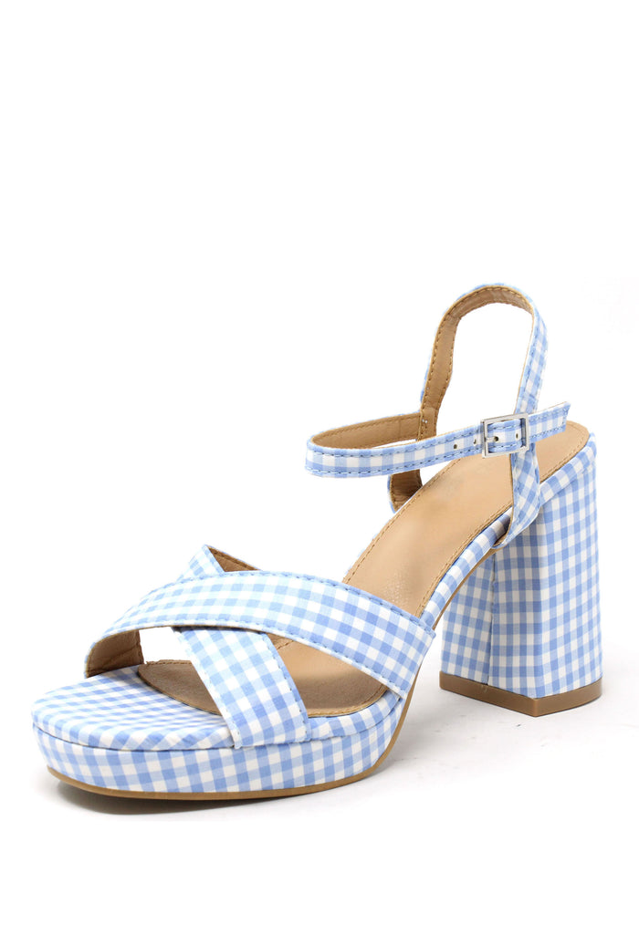 Gingham High Heel