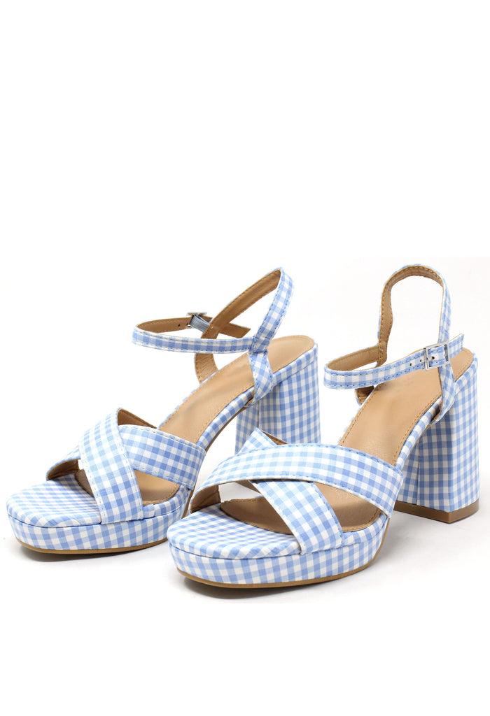 Gingham High Heel