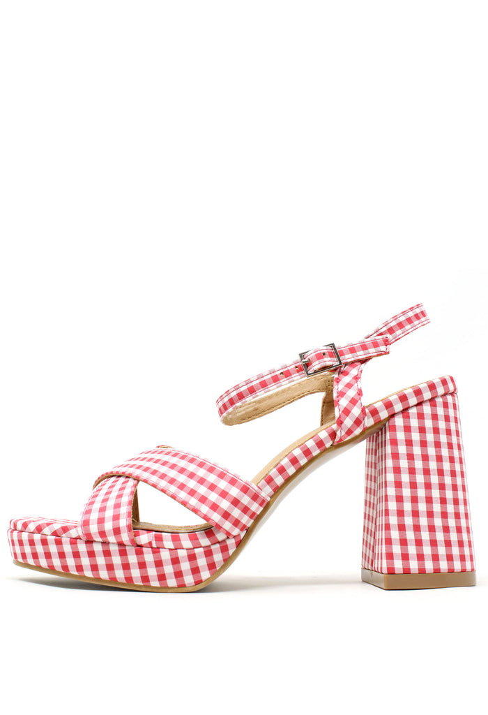 Gingham High Heel