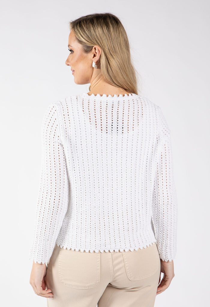 Ginza Crochet Knit Jumper