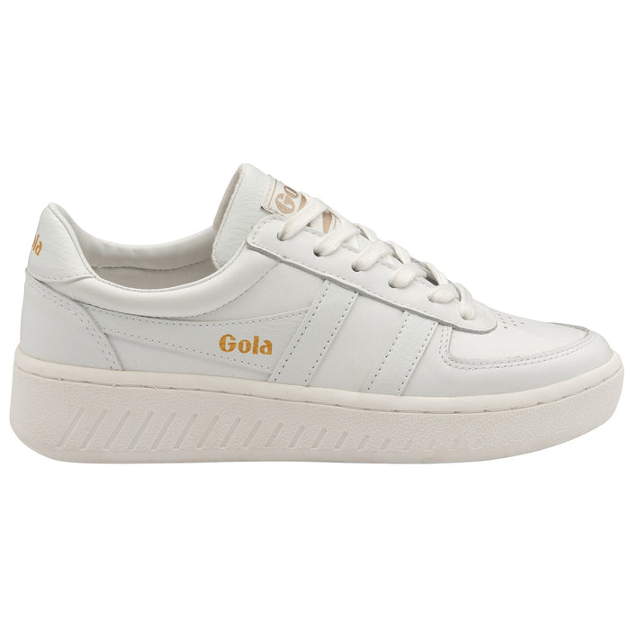 Gola Classics Women's Grandslam Leather Sneakers White/White/White