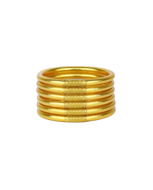 Gold All Weather Bangles® (AWB®) - Set of 6