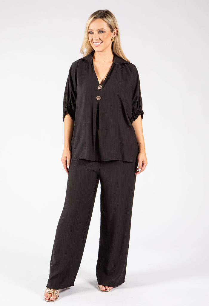 Gold Button Co-Ord Set