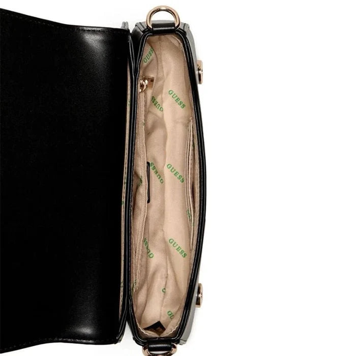 GUESS Eco Mietta 4G Logo Mini Shoulder Bag - BLACK - GB188 - Runner