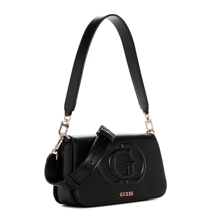 GUESS Eco Mietta 4G Logo Mini Shoulder Bag - BLACK - GB188 - Runner