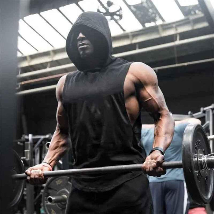 Gym Hoodies Tank Top for Men – Stylish & Comfortable Workout Shirt - Allen-Fitness