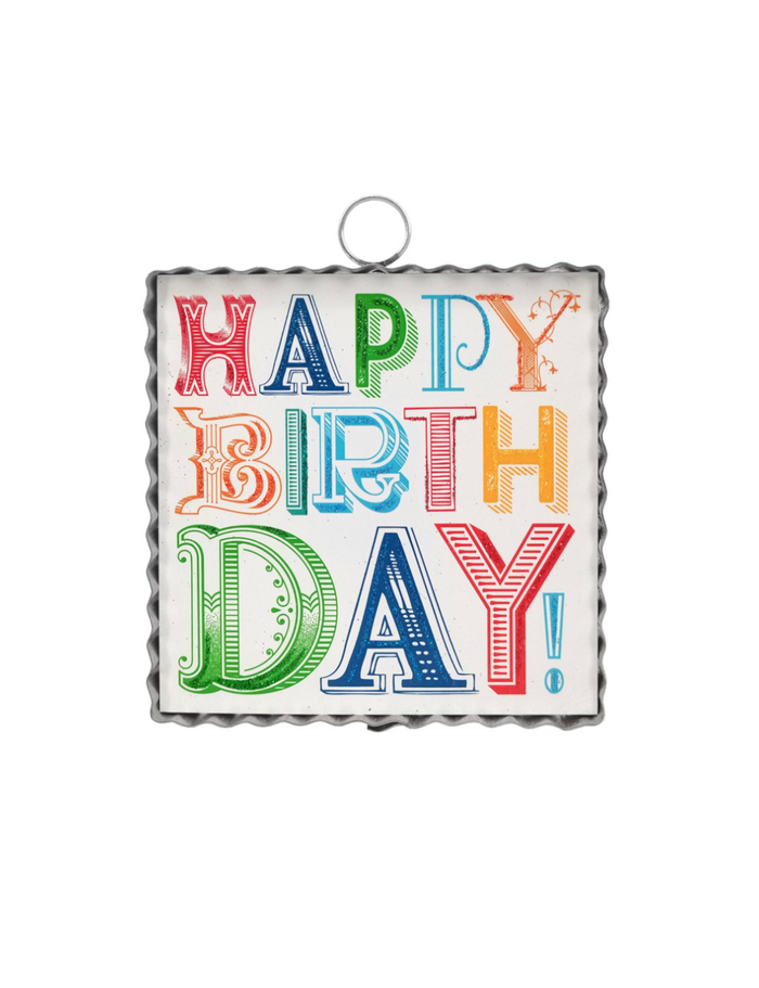 "Happy Birthday" Typography