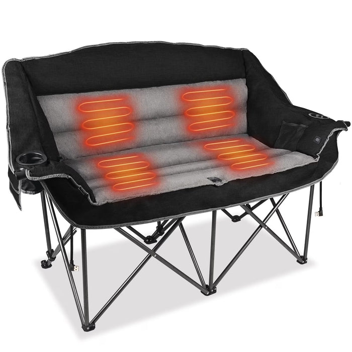 Heated Double Camping Chair