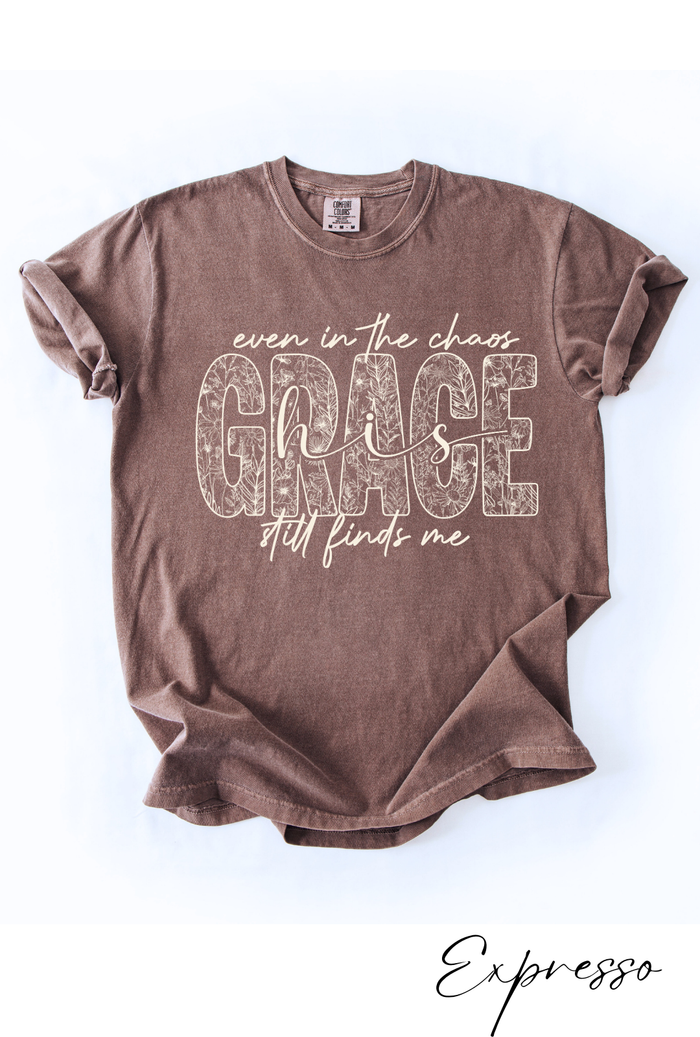 His Grace Still Finds Me Graphic Tee (Multiple Colors)