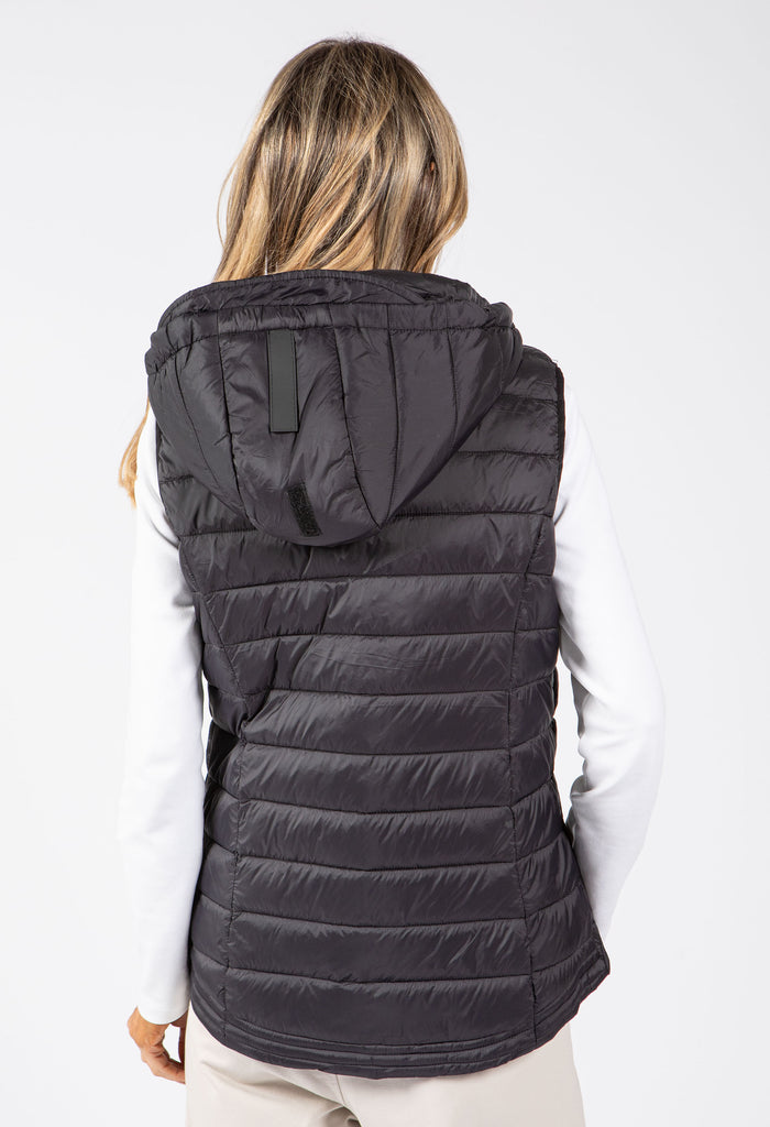 Hooded Quilted Gilet