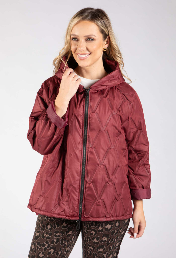 Hooded Quilted Jacket