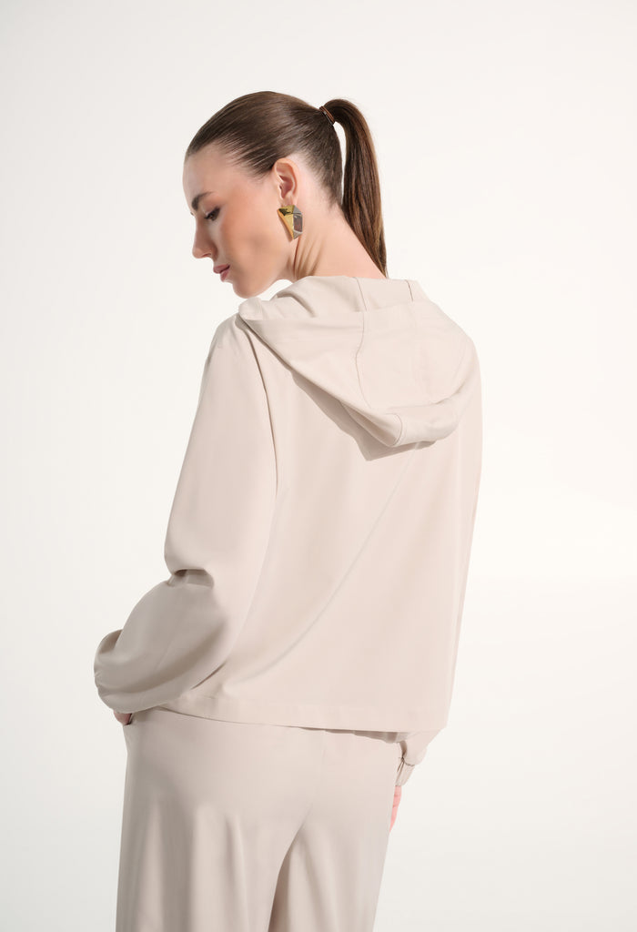 Hooded Zipper Casual Jacket