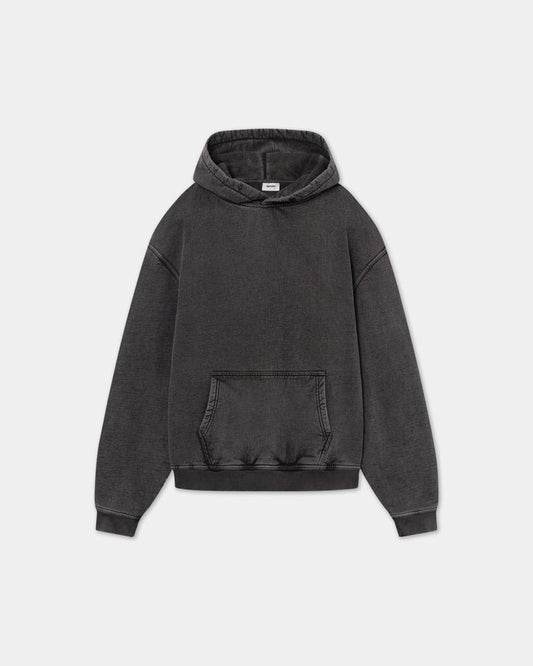 Hoodie Oversize - Acid wash - Vintage Black