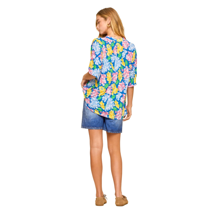 Hydrangea Social Blouse