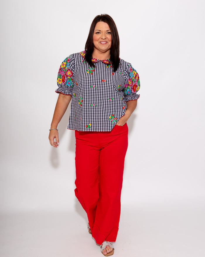 Ivy Jane | Gingham Garden Top