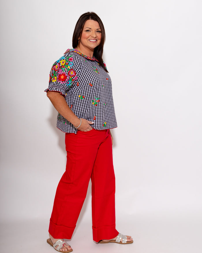 Ivy Jane | Gingham Garden Top