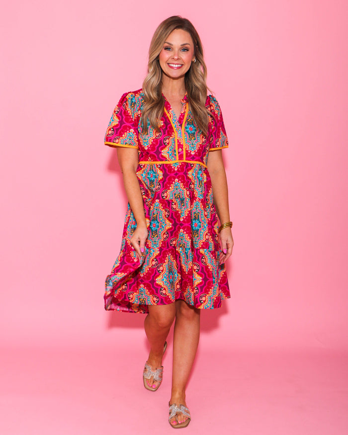 Ivy Jane | Medallion Tiered Dress