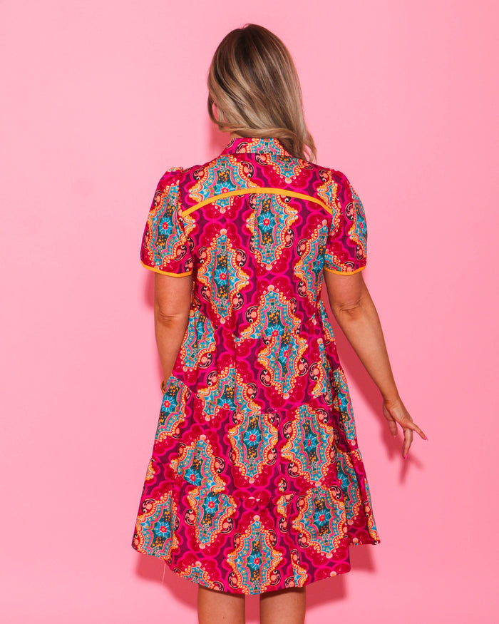 Ivy Jane | Medallion Tiered Dress