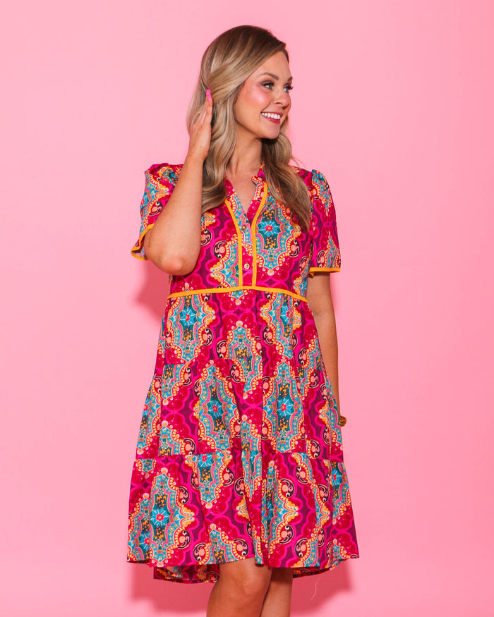 Ivy Jane | Medallion Tiered Dress