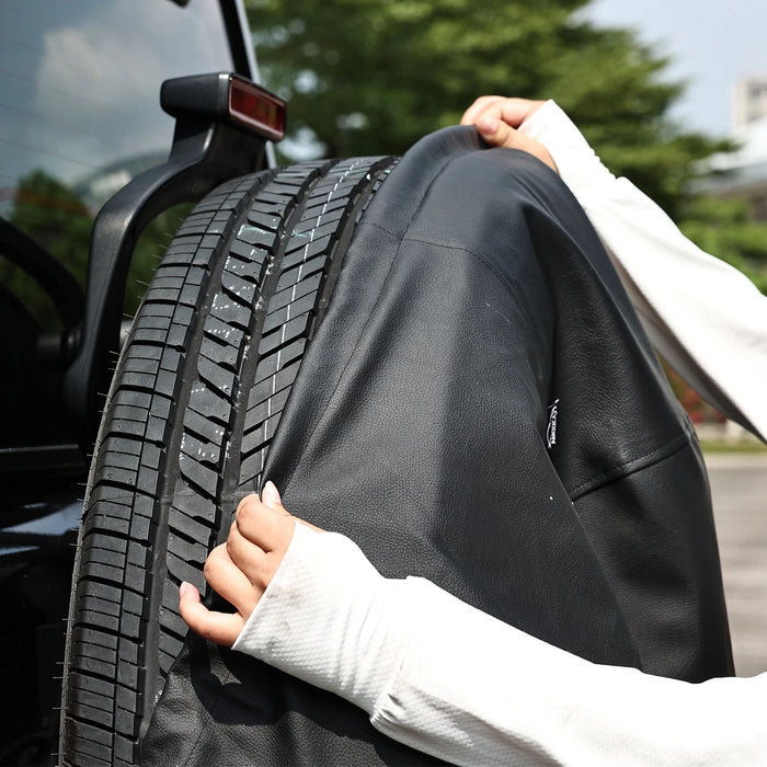 Jeep Wrangler Leaher Cover Tire 33"- 35"